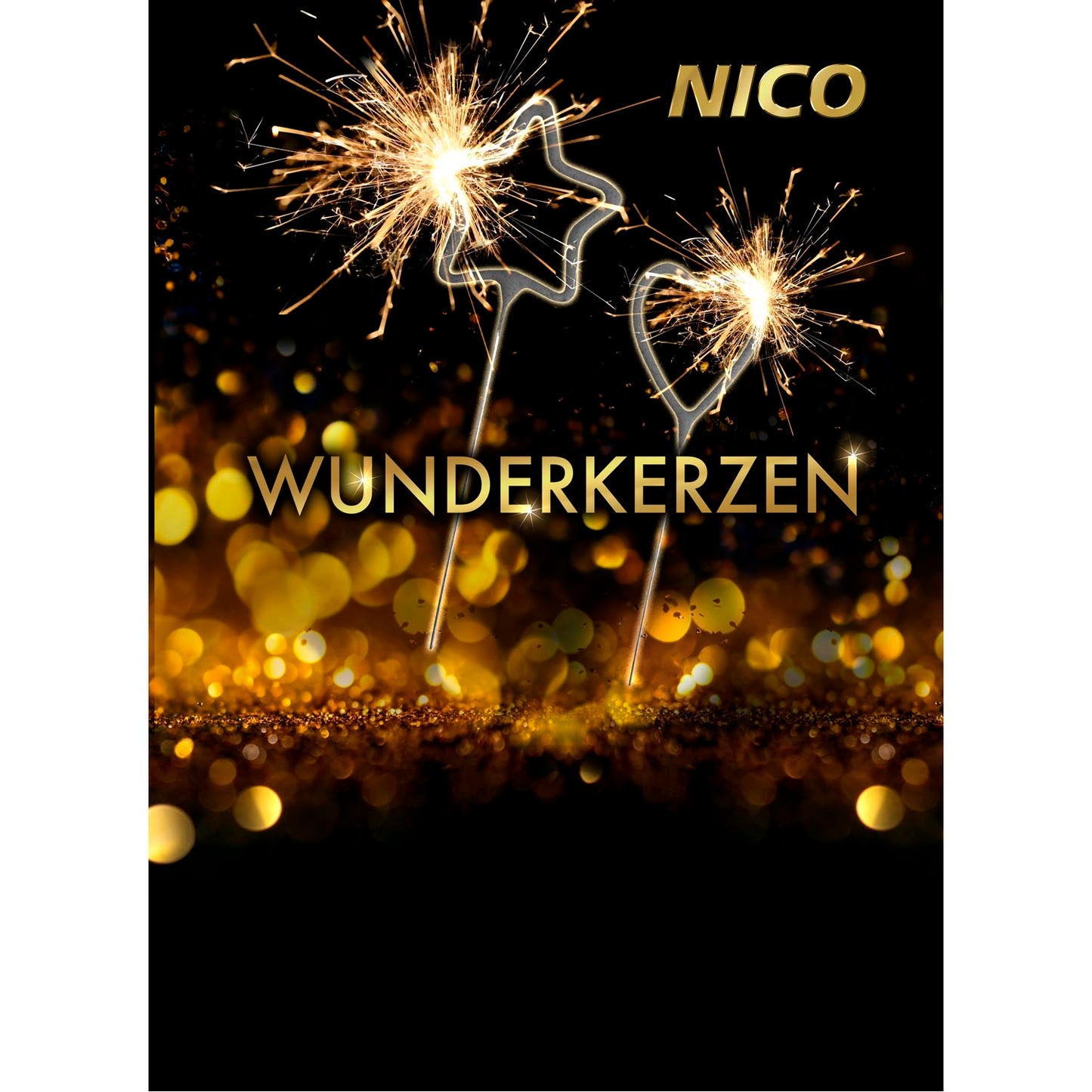 Symbol-Wunderkerzen Herz 4er Set