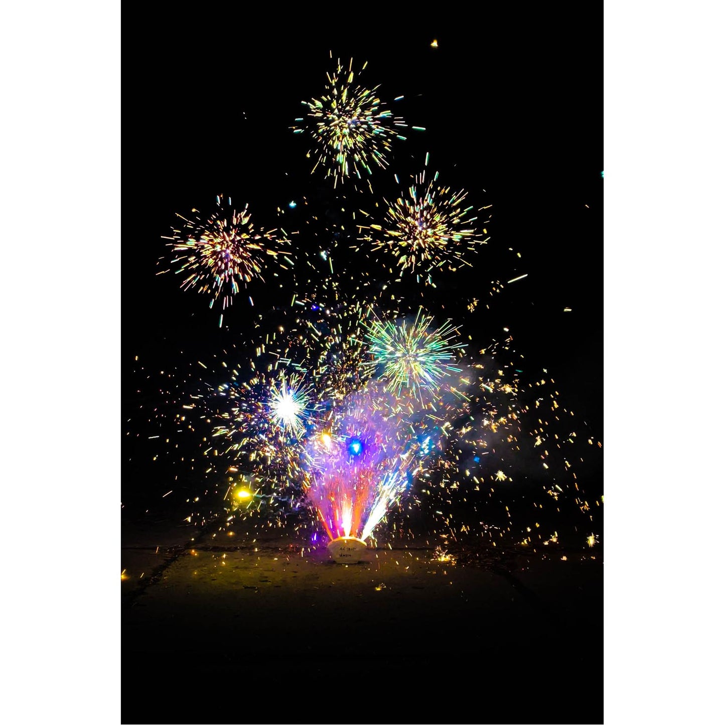 Fire Rainbow, 8er-Fontänenbatterie