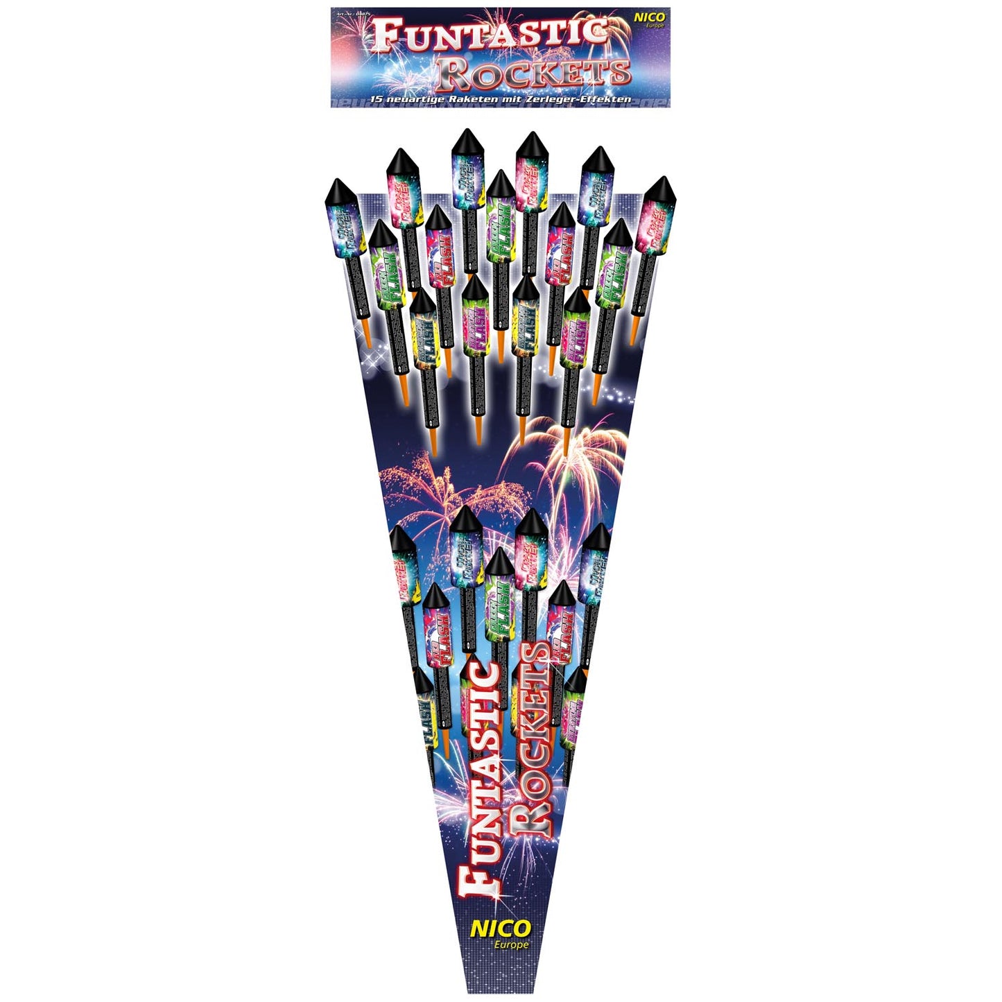 Funtastic Rockets, 15er-Rak.-Btl.